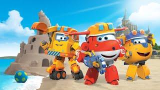 [Superwings s3 team episodes] Build Team | Excavator | Crane | Heavy vehicles