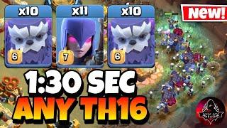 EPIC STRATEGY | Th16 Yeti Witch Quake Attack Strategy | Th16 Yeti Witch | Best Th16 Attack Strategy