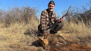 Duiker with a longbow - Tales From the Willows - Sofala Safaris - Traditional Bowhunting