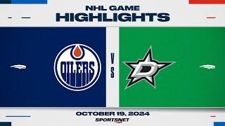 NHL Highlights | Oilers vs. Stars - October 19, 2024