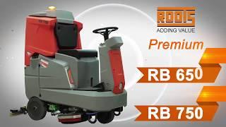 ROOTS RB 650 750 Ride on Scrubber Driers - The trusted solution for performance & efficient cleaning