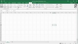 Row and column headings disappearing (missing) in Excel