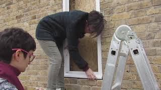Sophie's Stained Glass | Creating a Window Aperture 3, Fitting the Frame