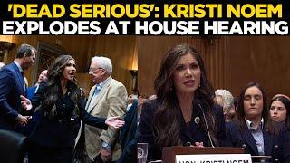 LIVE| Kristi Noem And Democrats Have Brutal Clash During Fiery Hearing | Trump | Senate Hearing