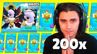 ABRINDO 200x STARR DROPS DO BEM no Brawl Stars