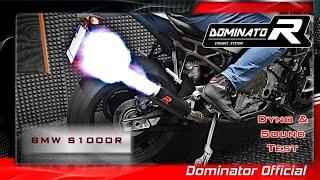 BMW S1000R  Dyno  Pure Sound  Dominator Exhaust System HQ Sound  Exhaust Compilations