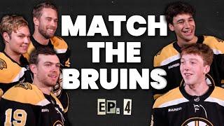 Bruins Battle It Out In Matching Challenge | Match The Bruins Ep. 4