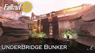 Fallout 76 - Hidden Under-bridge Modern Bunker House w/ tutorial