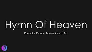 Phil Wickham - Hymn Of Heaven | Piano Karaoke [Lower Key of Bb]