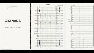 GRANADA - FULL ORCHESTRA SCORE