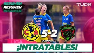 HIGHLIGHTS | América 5-2 Juárez| AP2023-J13 | Liga Mx Femenil | TUDN