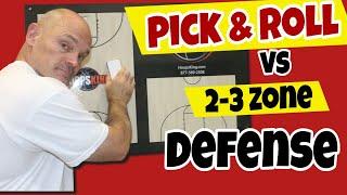 Pick & Roll Against 2-3 Zone Defense: Louisville vs. Syracuse's 2-3 Zone Defense