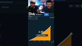 $150 BET ON CRASH.. OMG!! #shorts #stake #crash #crashgame