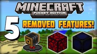  Minecraft PE - 5 Features Removed from Pocket Edition