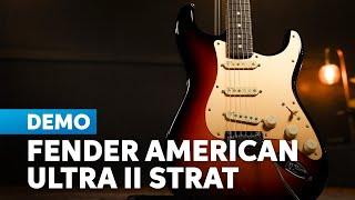 Fender American Ultra II Stratocaster Demo: No Talking, All Shred