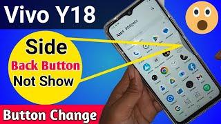 Vivo Y18 side back button not show // Button settings
