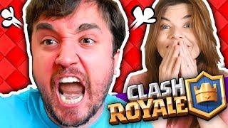 HOW TO PUT YOUR MARRIAGE AT RISC! - Clash Royale in Doubles.