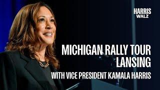 Michigan Rally Tour with VP Kamala Harris | Stop 2: Lansing