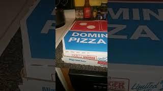 Stranger Things x Domino's Pizza box crossover #shorts #strangerthings #dominos #pizza #limited #lol