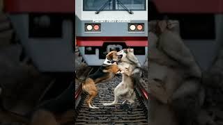 Two dogs are deadly fight #trending #animals #wildlifeentertainment #cuteanimal #wildlife #animallif