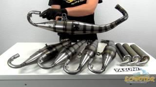 Produktvideo Auspuff Yasuni Carrera 16 20 21 30 + Erklärung Resonanzauspuff | scooter-prosports.com
