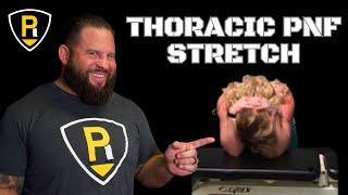 Thoracic PNF Stretch with Naomi Sheppard (McGill Assessment)