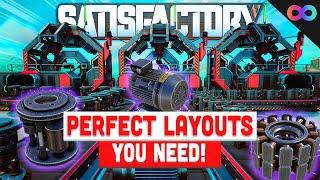 EFFICIENT Rotor, Stator, and Motor Layouts You NEED! | Satisfactory Update 8 (Beginner Guide)