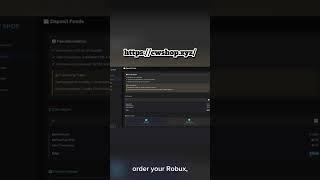 cwshop.xyz #cheap  #cheaprobux #eldorado #robux #roblox #ro bloxshop #shop #marketplace