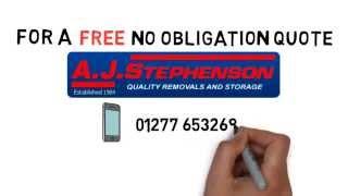 Removal company Billericay Essex - A J Stephenson Removals Ltd