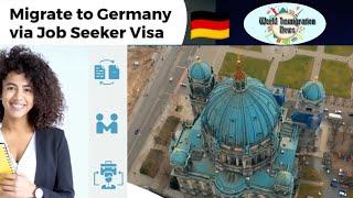 Germany job Seeker visa 2022-33 ।। 2023 में जर्मनी देगा नागरिकता हो जाओ तैयार।।