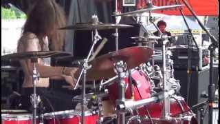 Job For a Cowboy Drum Cam Jon"Charn" Rice at the Mayhem Fest in Pittsburgh,Pa.