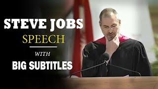 Steve Jobs: Stay Hungry, Stay Foolish! - Stanford Commencement | ENGLISH SPEECH with BIG Subtitles