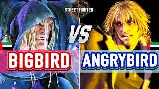 SF6  Bigbird (M.Bison) vs Angrybird (Ken)  SF6 High Level Gameplay