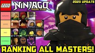 The Ultimate Ninjago Elemental Master Tier List!  Ranking ALL Elemental Masters! (2023 Update)