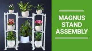 Assembly of TrustBasket Magnus Planter Stand for Multipurpose use