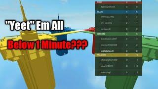 Can You Win In Public Server Below 1 Minute? - Doomspire Brickbattle (Roblox)