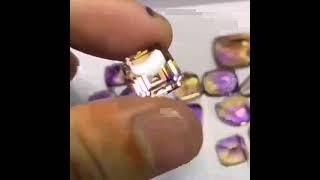 Ametrine natural, very good quality faceted gemstone, weight 200 carats,, price USD 500 shipped