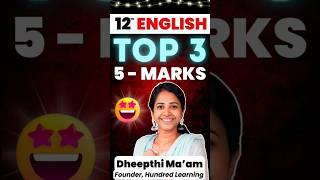 12th English Top 3..! 5 Marks | Most Important Questions | Public Exam 2025 | #thatromthookrom 