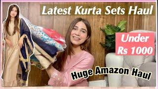 *HUGE* Amazon Kurta Sets Haul | Under Rs 1000 | Must Haves | Trendy Kurta Sets #kurtasethaul #kurtis