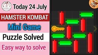 Hamster Kombat Mini Game  Live Puzzle Solved in Very Easy Way Today 24 July