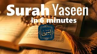 Surah yaseen (Fast Recitation) by SHEIKH SUDAIS | In 6 Minutes