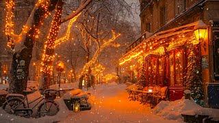 Cozy Jazz at a Quiet Winter Night Cafe  Gentle Jazz Instrumental for a Relaxing Mood ~ Winter Jazz