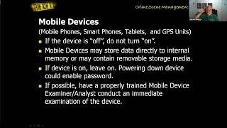 Evidence Collection - Computers and Smart Phones