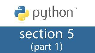 python | section 5 | part 1