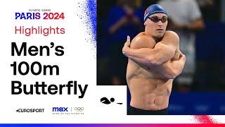 REDEMPTION! ‍ | Men's Swimming 100m Butterfly Highlights | #Paris2024