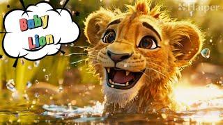 Kids Video: Hide and Seek with Baby Lion! 