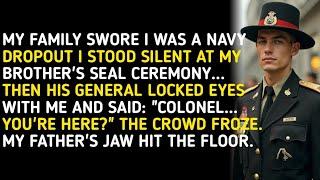 MY FAMILY SWORE I WAS A NAVY DROPOUT I STOOD SILENT AT MY BROTHER'S SEAL CEREMONY... THEN HIS ...