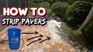 How To Strip Paver Sealer #howto