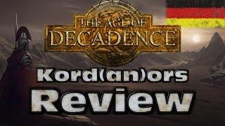 The Age of Decadence - Review/Fazit [DE] by Kordanor