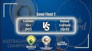 2024 Australian Indoor Championships - Semi Final - Orr v Cottrell